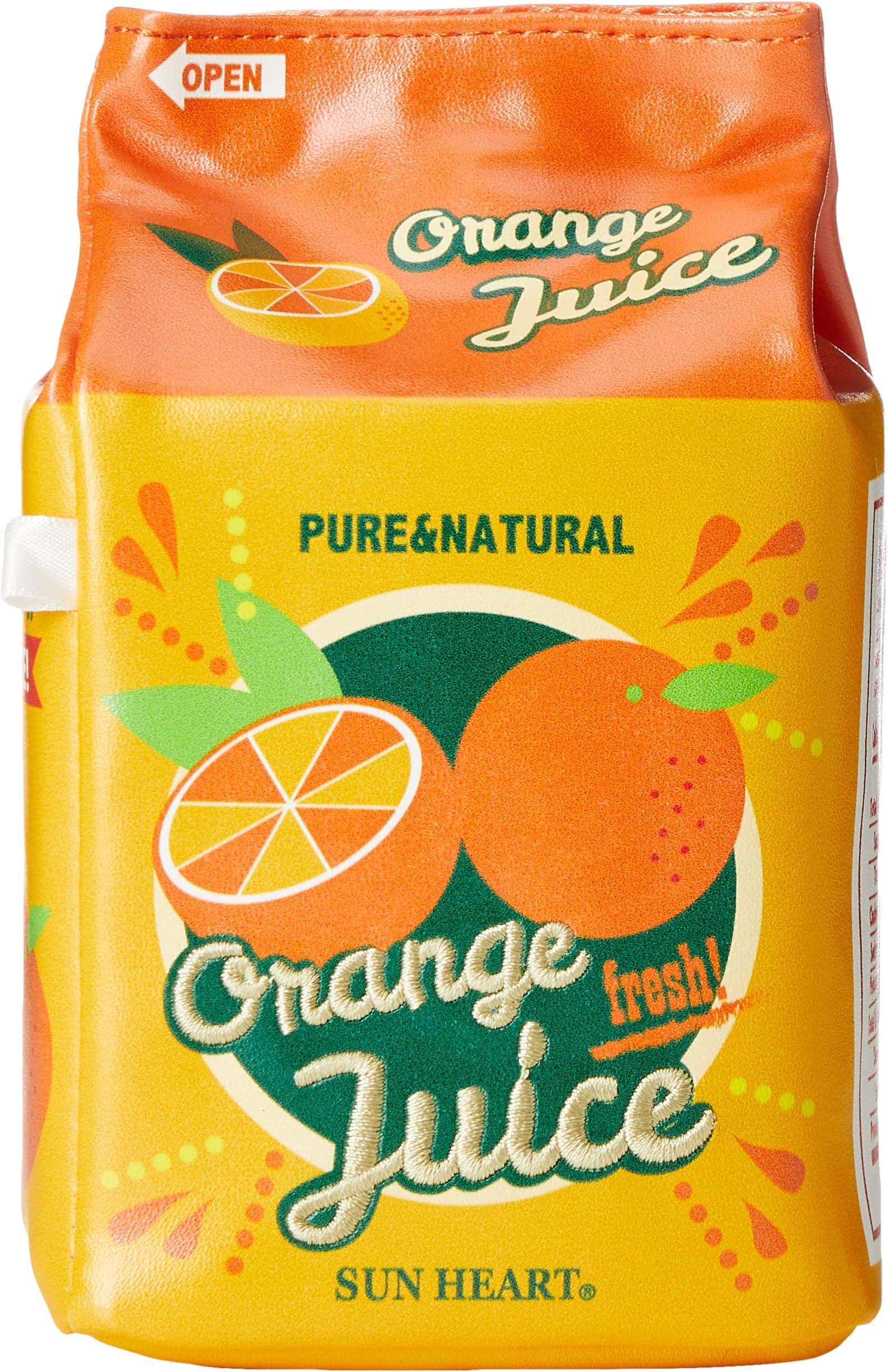 マルシン(Marushin) Marushin 0585005600 Pouch Yup! Orange Juice, Cute, Pencil Case, Orange