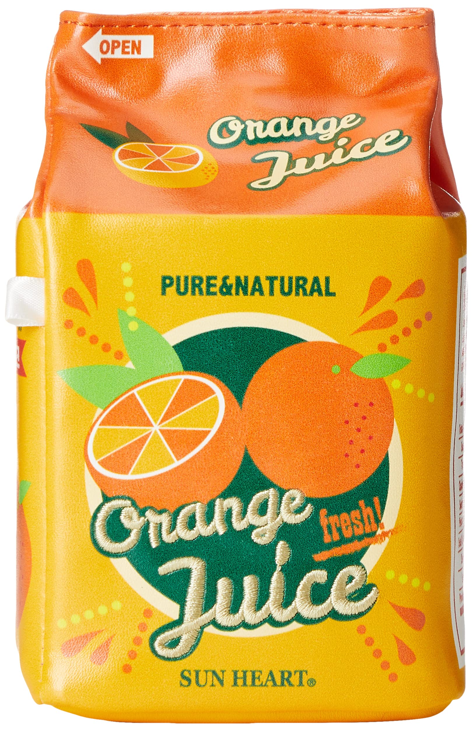 マルシン(Marushin) Marushin 0585005600 Pouch Yup! Orange Juice, Cute, Pencil Case, Orange