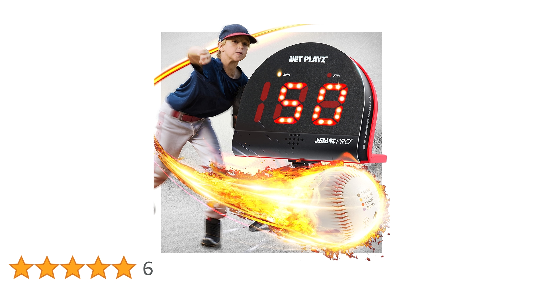 Amazon | NET PLAYZ 野球ピッチ トレーナー スピードレーダー 指