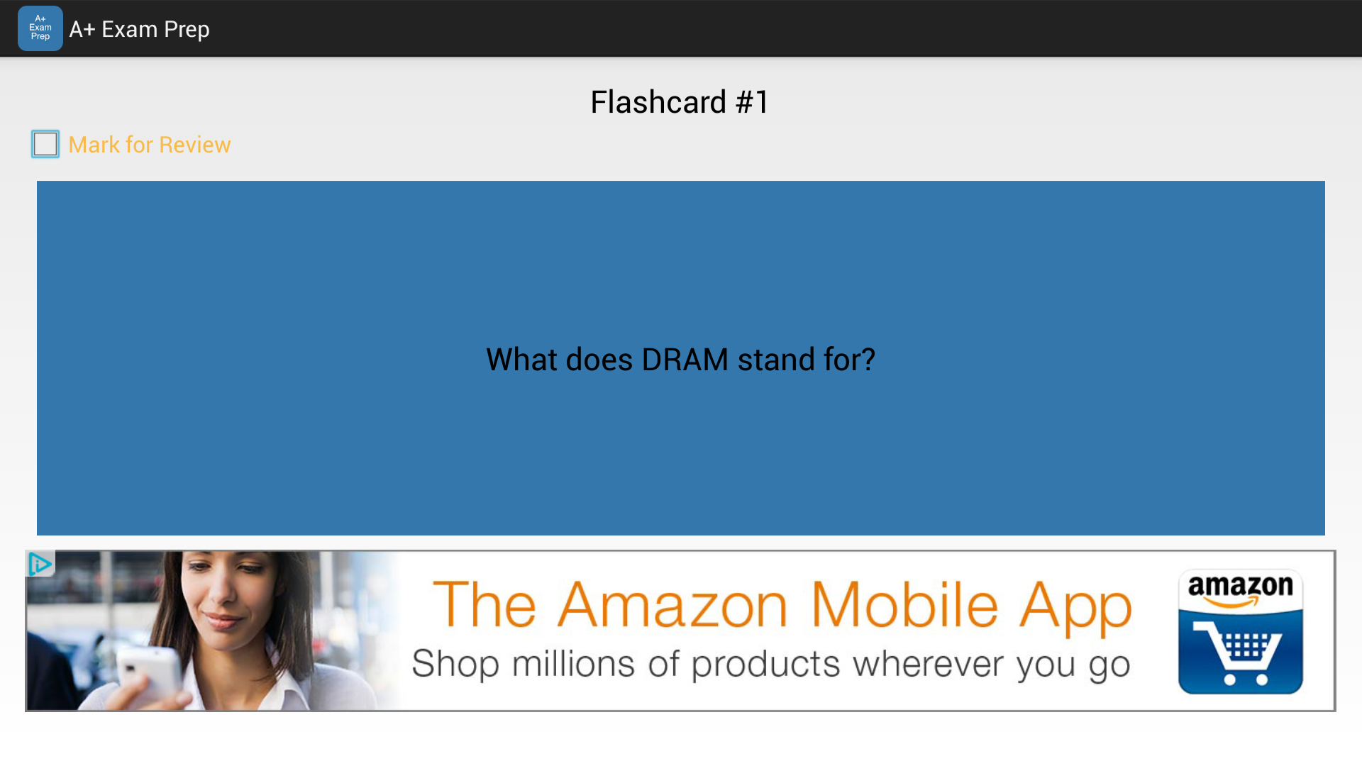 A+ Exam Prep - App on Amazon Appstore