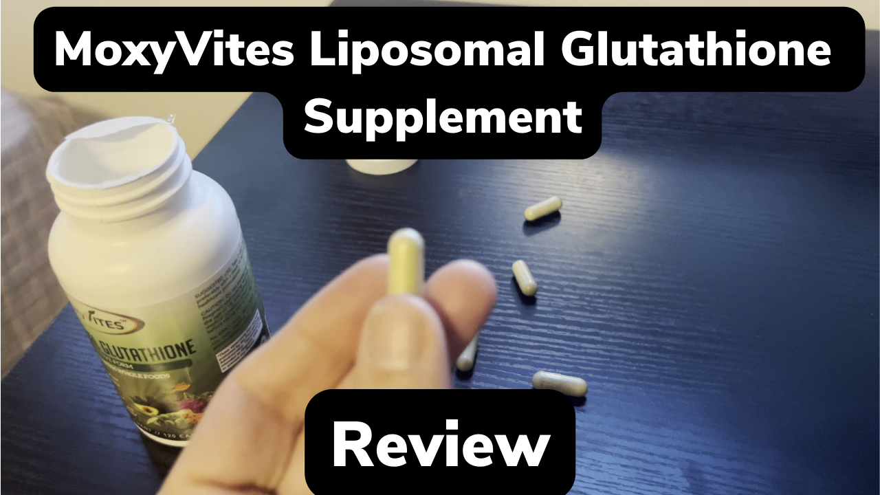Watch MoxyVites Liposomal Glutathione Supplement review on Amazon Live