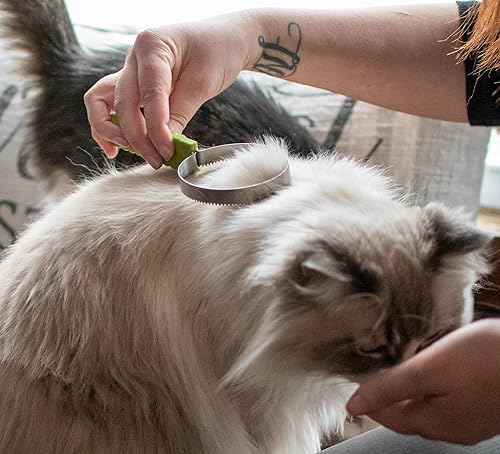 Miniatura 3 de Coastal Pet Safari - Cuchilla para quitar pelo de gatos, herramienta de acero inoxidable para quitar pelos de mascotas, fácil de usar, herramienta