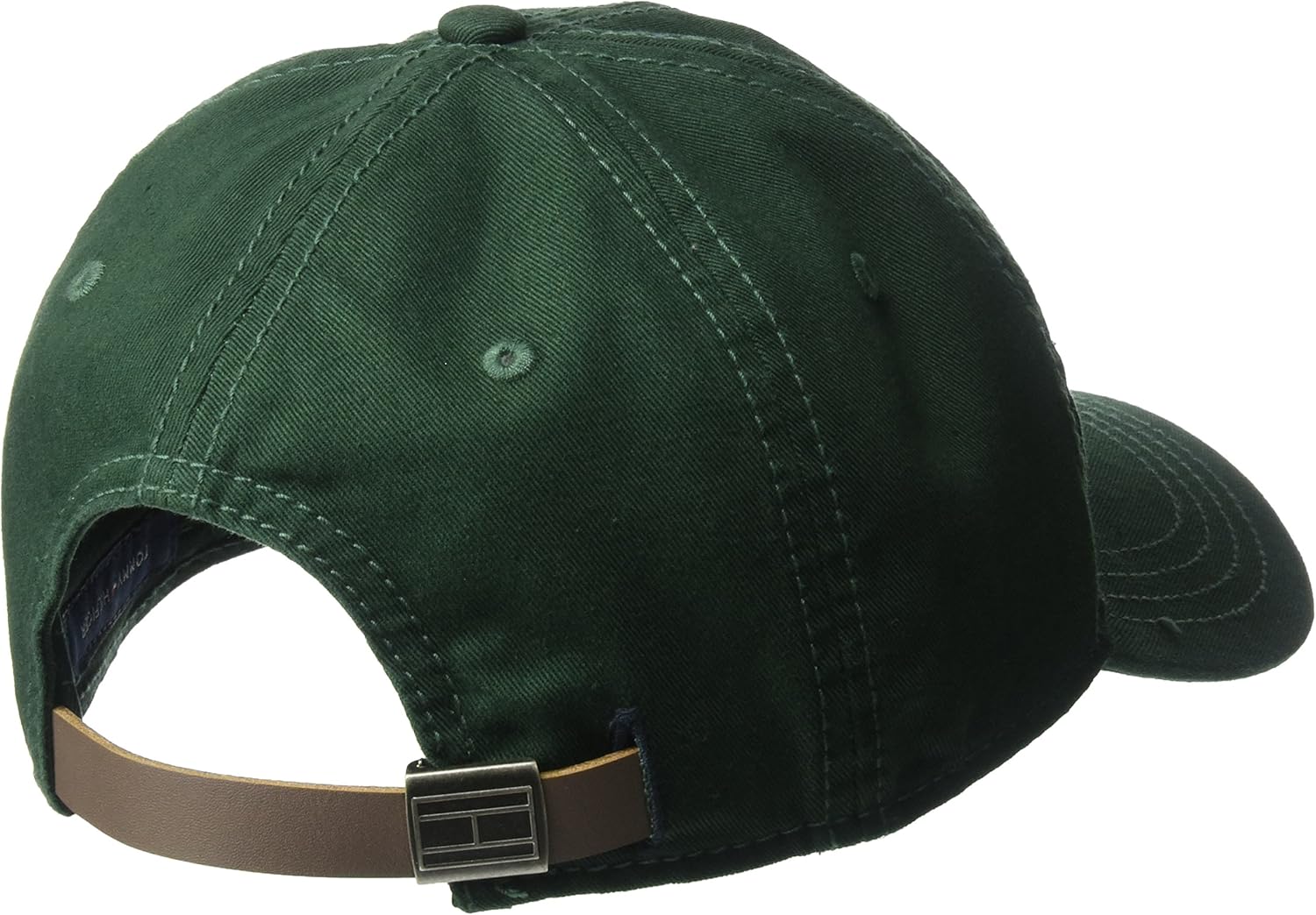 Tommy Hilfiger Men's Cotton Logo Adjustable Baseball Cap One Size Pine Grove