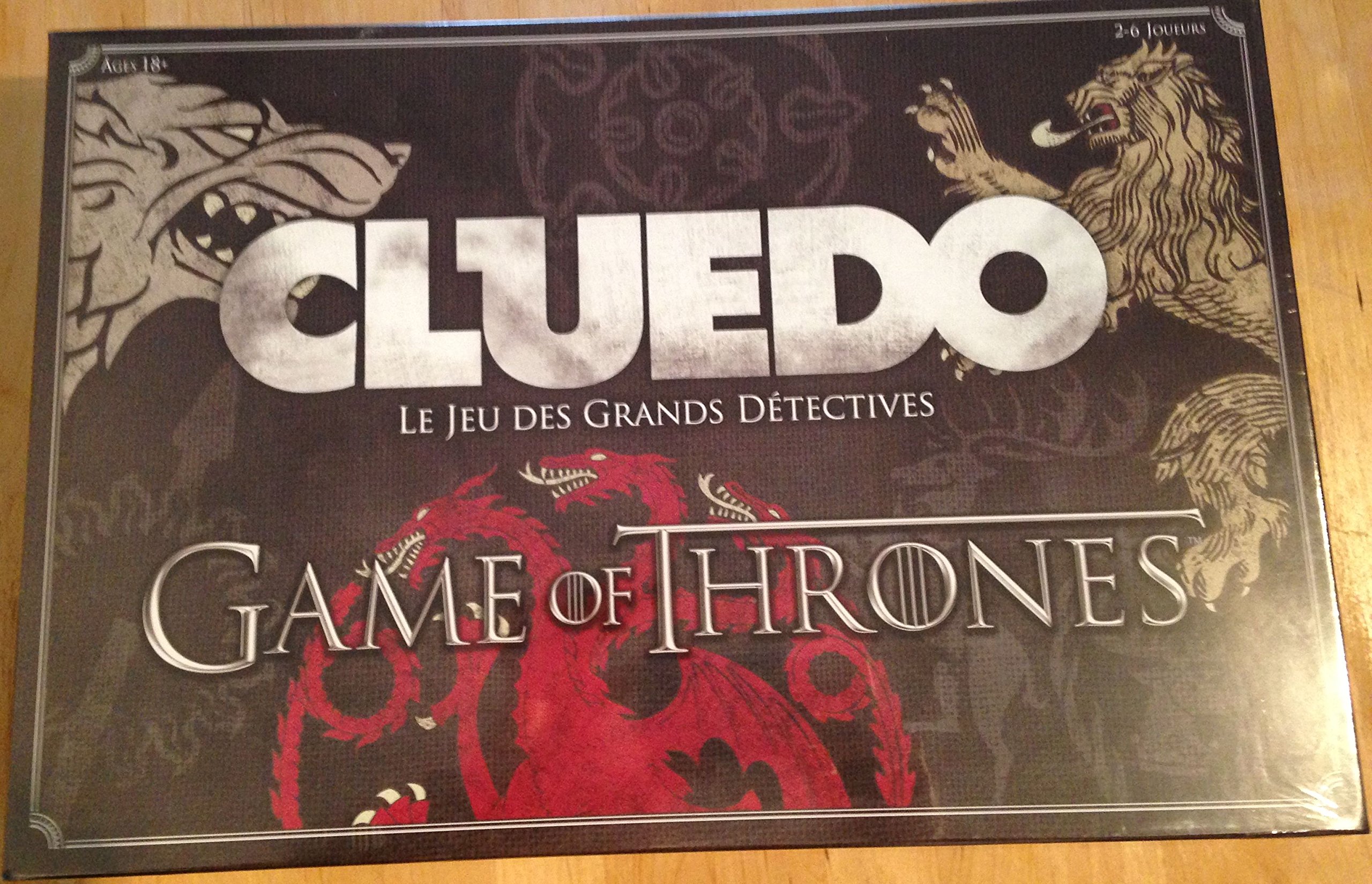 Winning Moves - Cluedo Game of Thrones - Jeu de société - Jeu de Plateau - A partir de 18 ans - 2 à 6 joueurs - Version Française