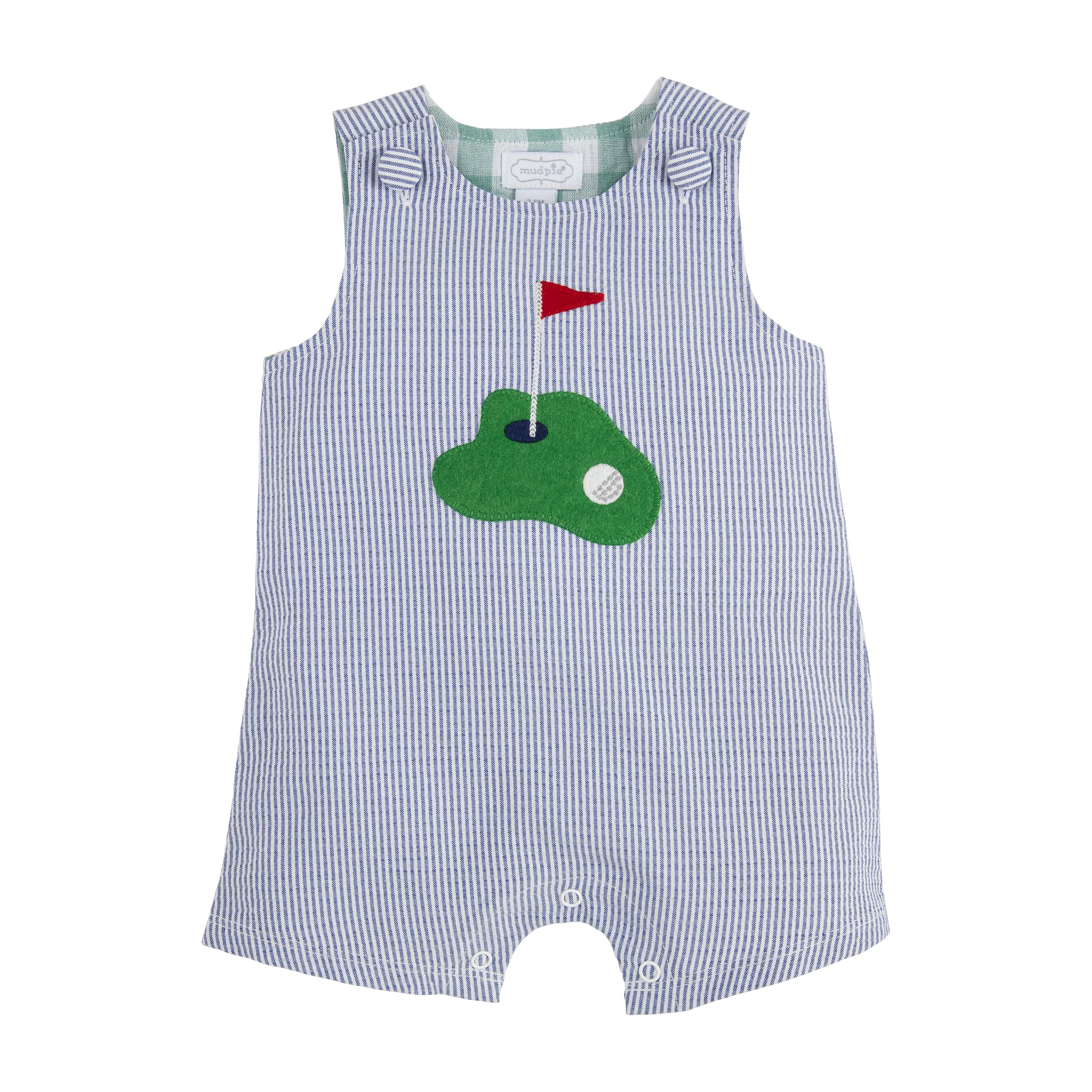 Mud Pie Children's Golf Jon, Seersucker, 12-18 Months Bambini e Ragazzi