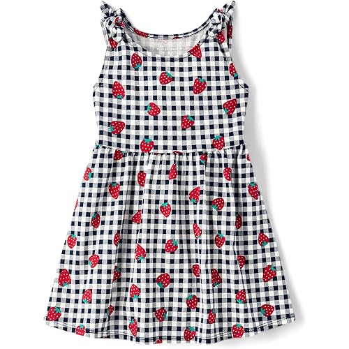 The Children's Place Baby Girls' and Toddler Short Sleeve Everyday Dresses