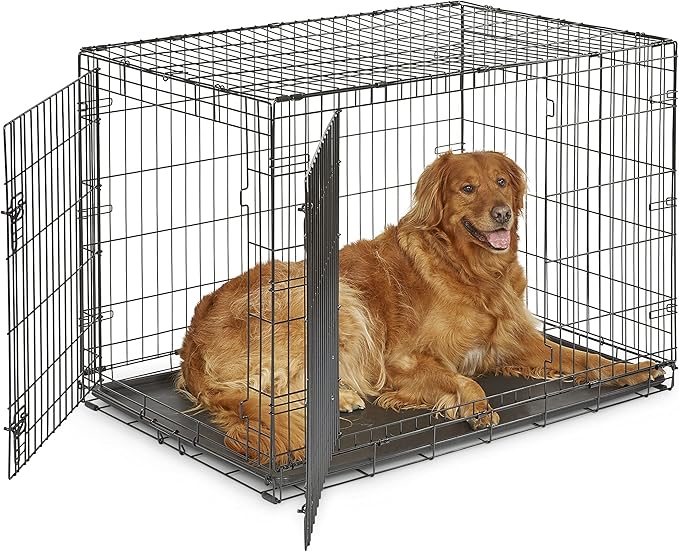 4 Best Dog Camping Crates (What We Liked) Single Door & Double Door Folding Metal Dog Crate