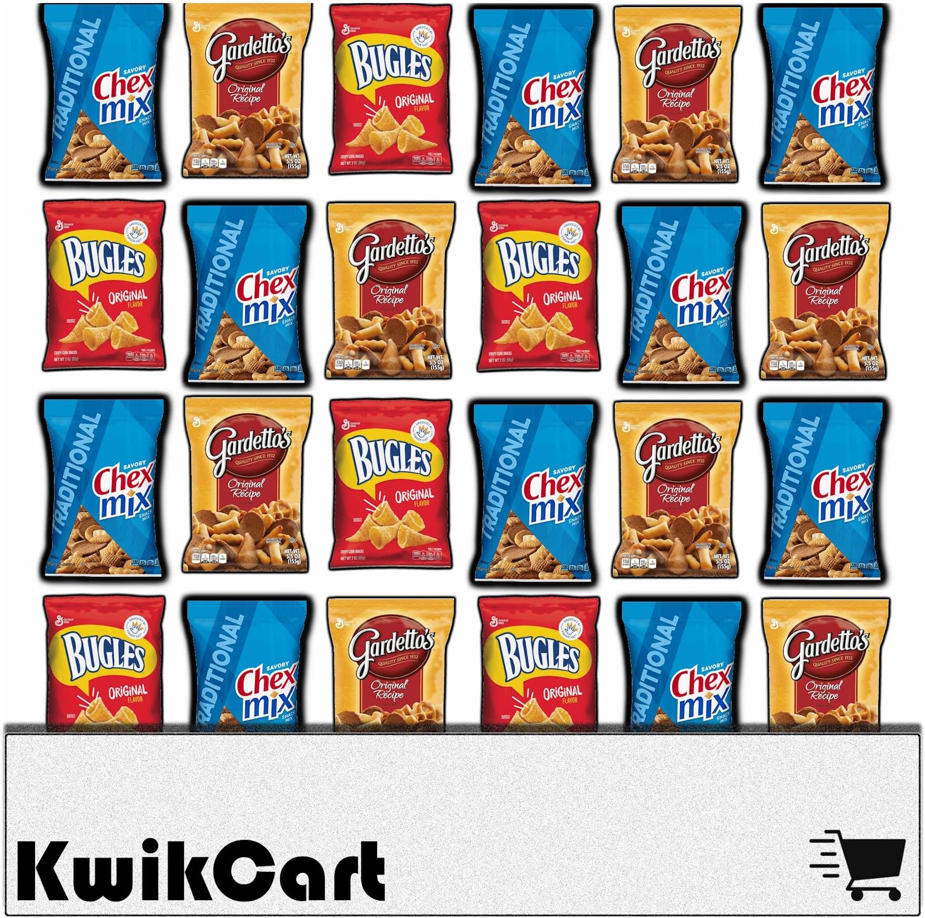 Bugles, ChexMix, Gardettos Snack Mix Care Package