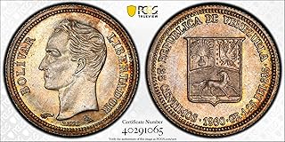 Collectible Coin Venezuela 1960 25 Centimos Horse animal PCGS MS65 PC1080