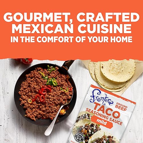 Miniatura 3 de Frontera Salsa de sartén de taco chile rojo y comino suave 8 onzas