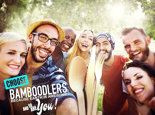 Miniatura 7 de juego de cubiertos de madera desechables | 100 % natural, ecológico, biodegradable y compostable | ¡La tierra es genial! 200 utensilios de 6.5