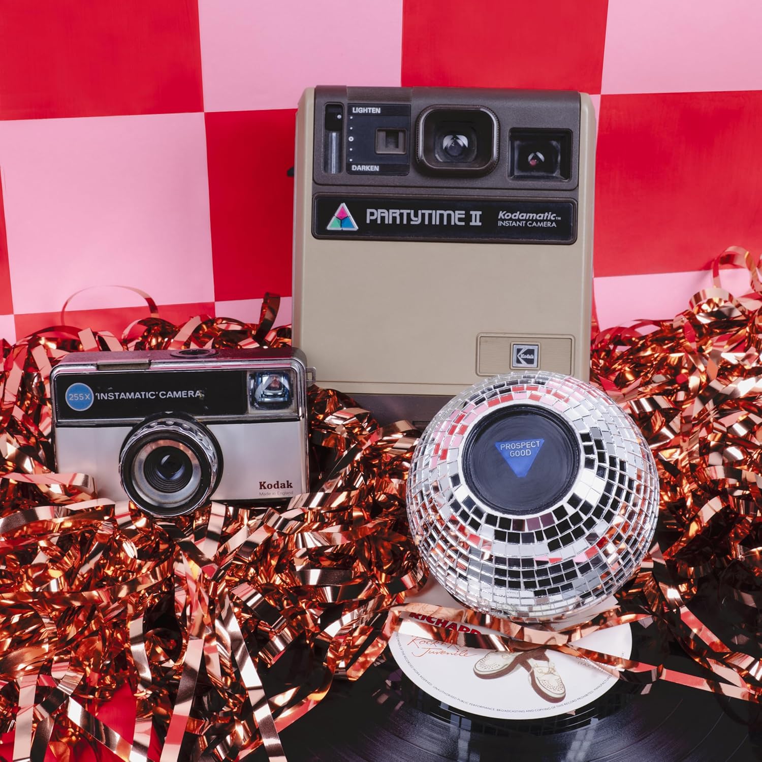 Fizz Creations Disco Decision Ball – 4" Mirror Ball Magic Toy for Fun Answers, Party Game Accessory, Novelty Gift, Interactive Decision Maker, Stress Reliever, and Conversation Starter