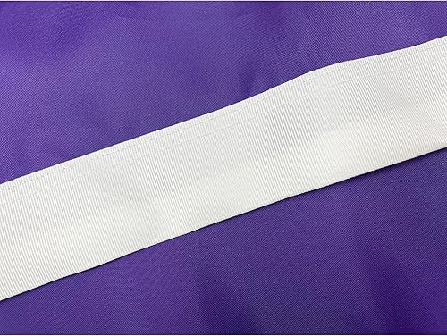 Miniatura 8 de Banderas blancas sólidas de 2 x 3 pies, banderas de nailon en blanco 210D, bandera de bricolaje, doble cara resistente para exteriores, colores