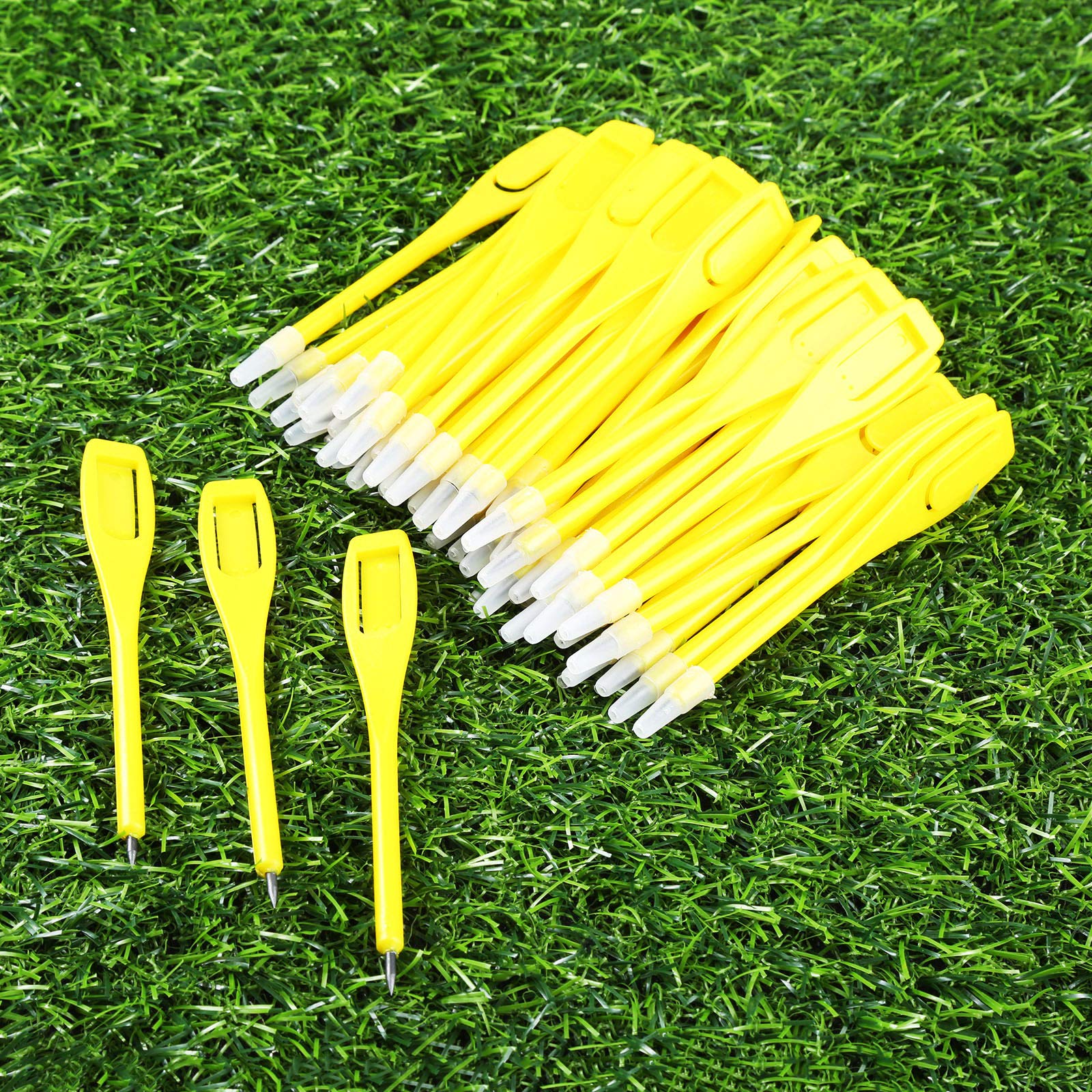 Matite per segnare i punteggi del golf, 50 pezzi, Yellow