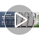 VEHHE Shower Head Powerful Flow With Beads Filter Pressure Boosting Shower Head Spray With 3 Modes