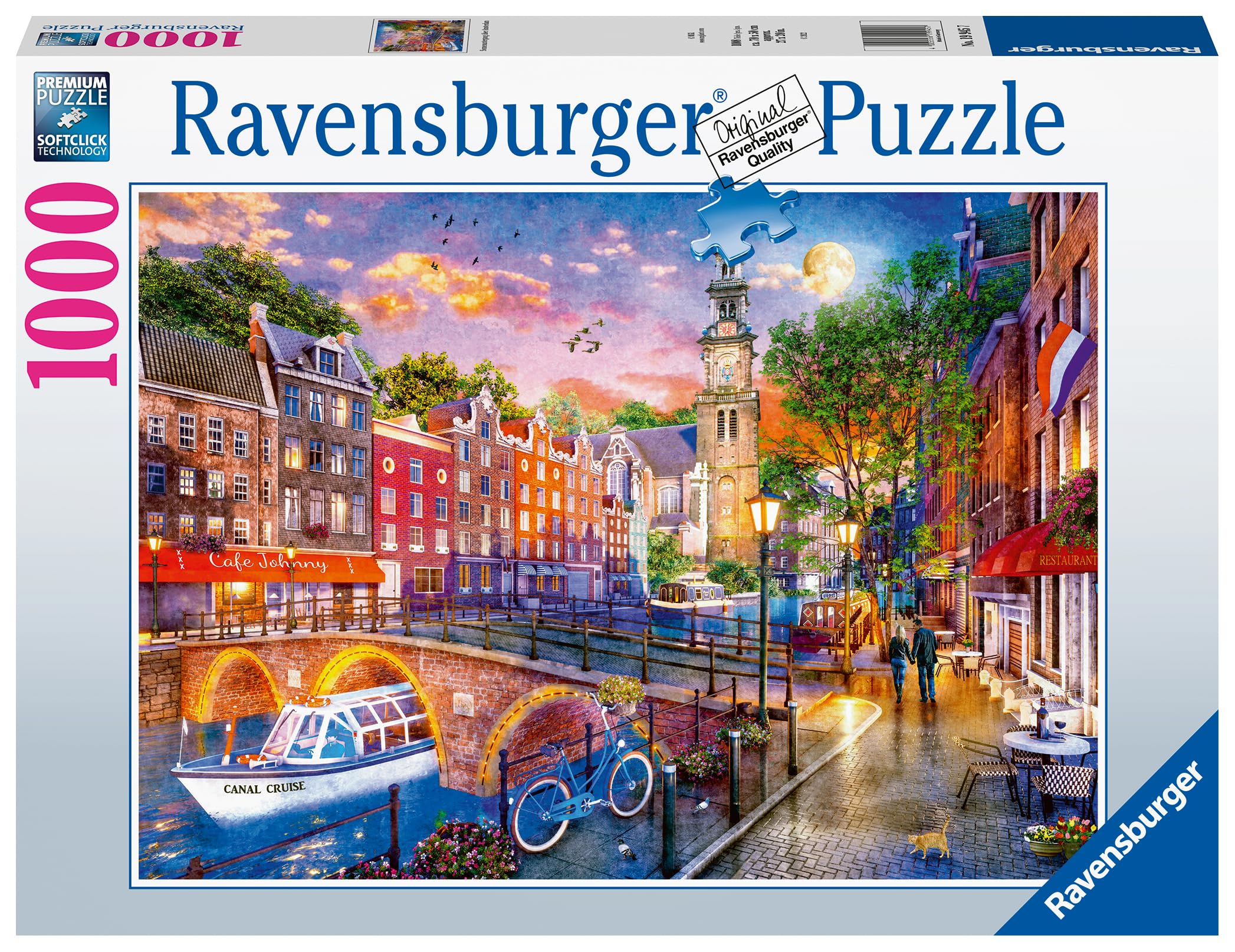 Ravensburger Amsterdam 1000 Piece Jigsaw Puzzles for Adults and Kids Age 12 Years Up — image 1