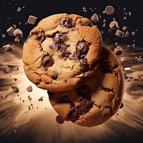 Miniatura 3 de Proudly Pure Deliciosas galletas de chocolate con proteínas, 8 gm, proteína vegetal, bajas en carbohidratos, galletas veganas aptas para el fitness,