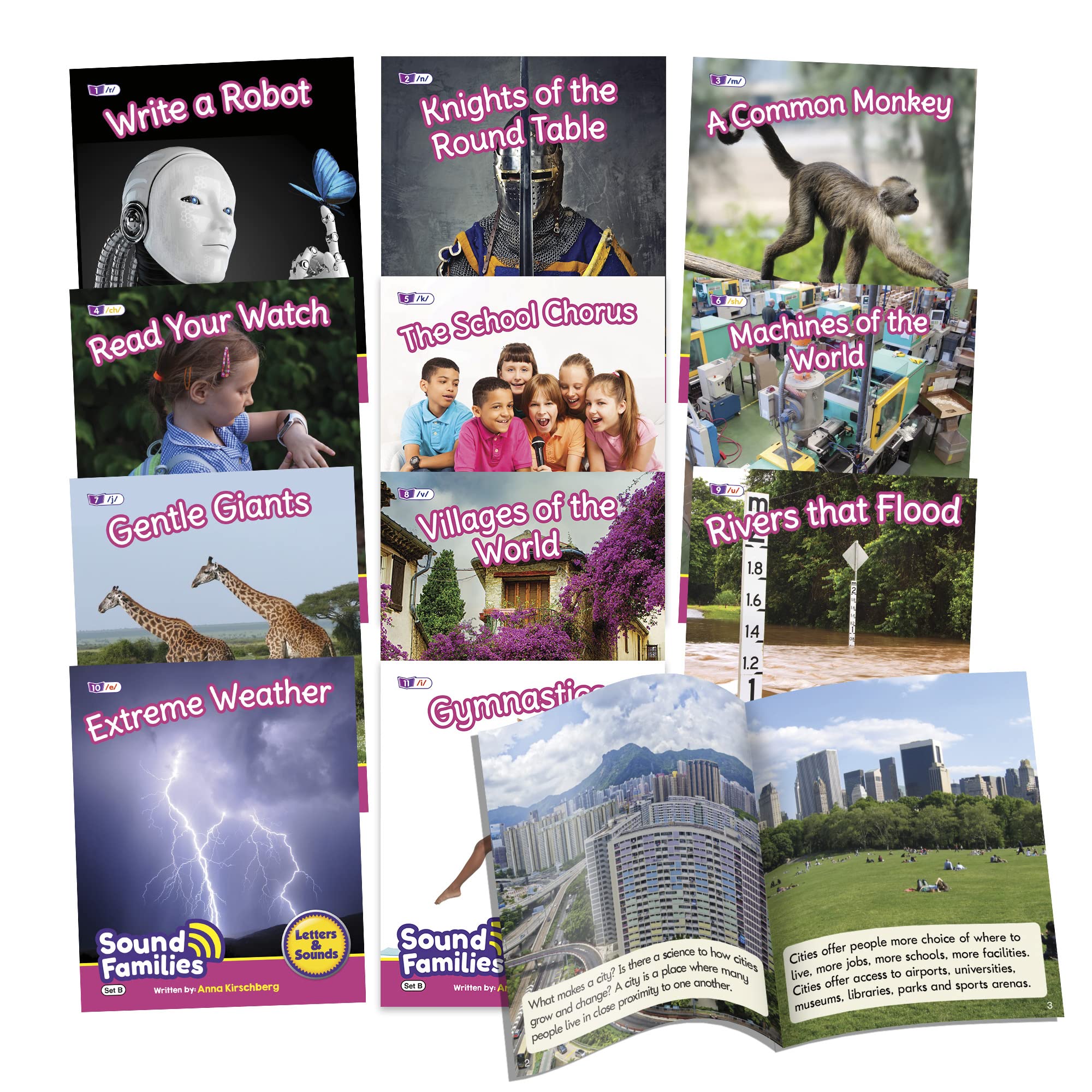 Livres Decodable Readers Phase 5.5 pour apprendre à lire les consonnes
