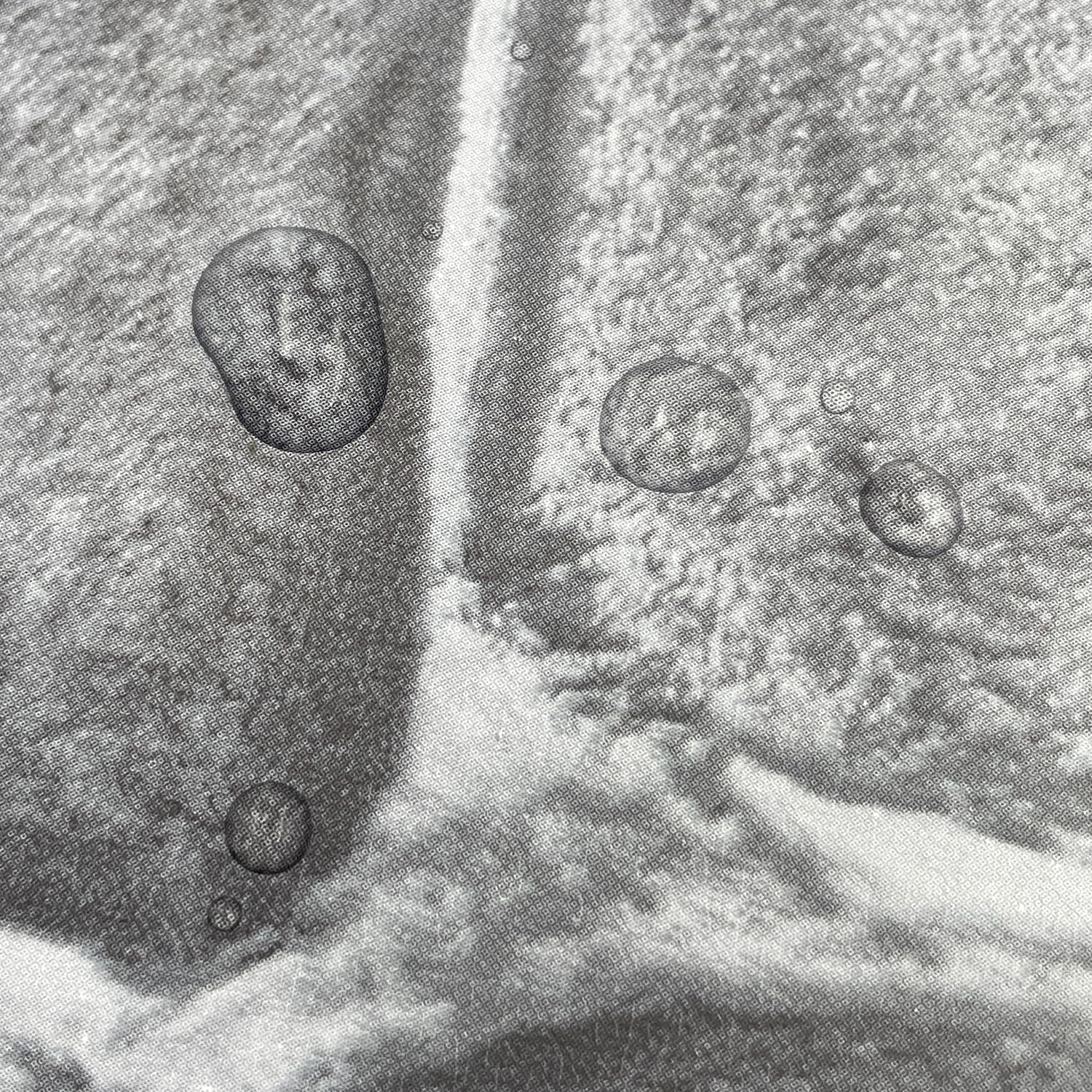 Yifely Grey Rock Stone Decorative Shelving Paper Vinyl Shelf Liner Living Room Wall Sticker Easy to Use 17.7inch by 9.8 Feet