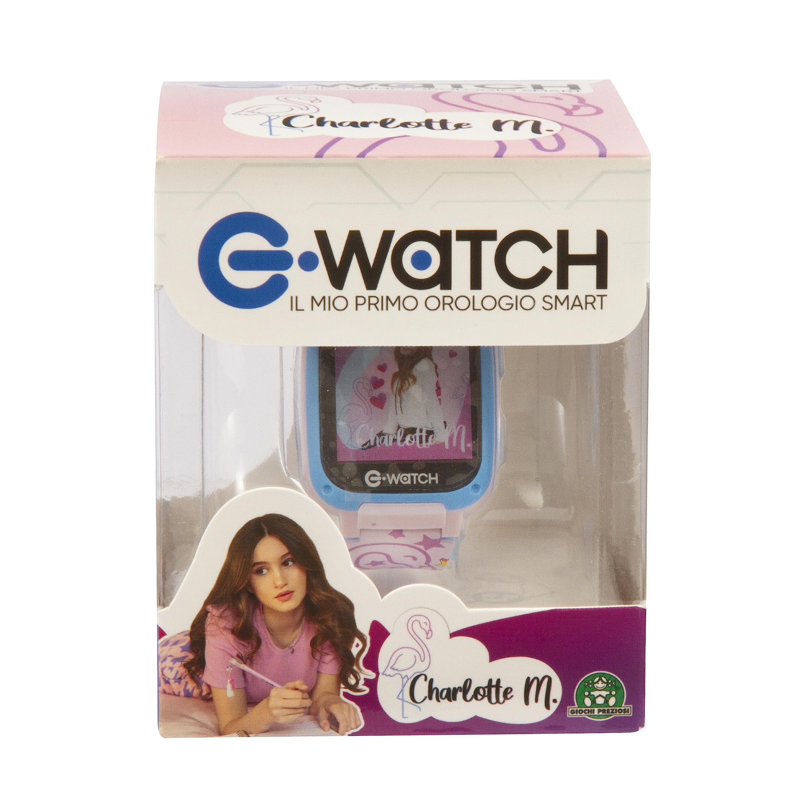 Giochi Preziosi E-Watch - Charlotte, Playwatch Per Bambini, Orologio Con Tante Funzioni Per Portare Sempre Con Te La Tua Webstar Preferita, Per Bambini A Partire Dai 4 Anni, EWC00000