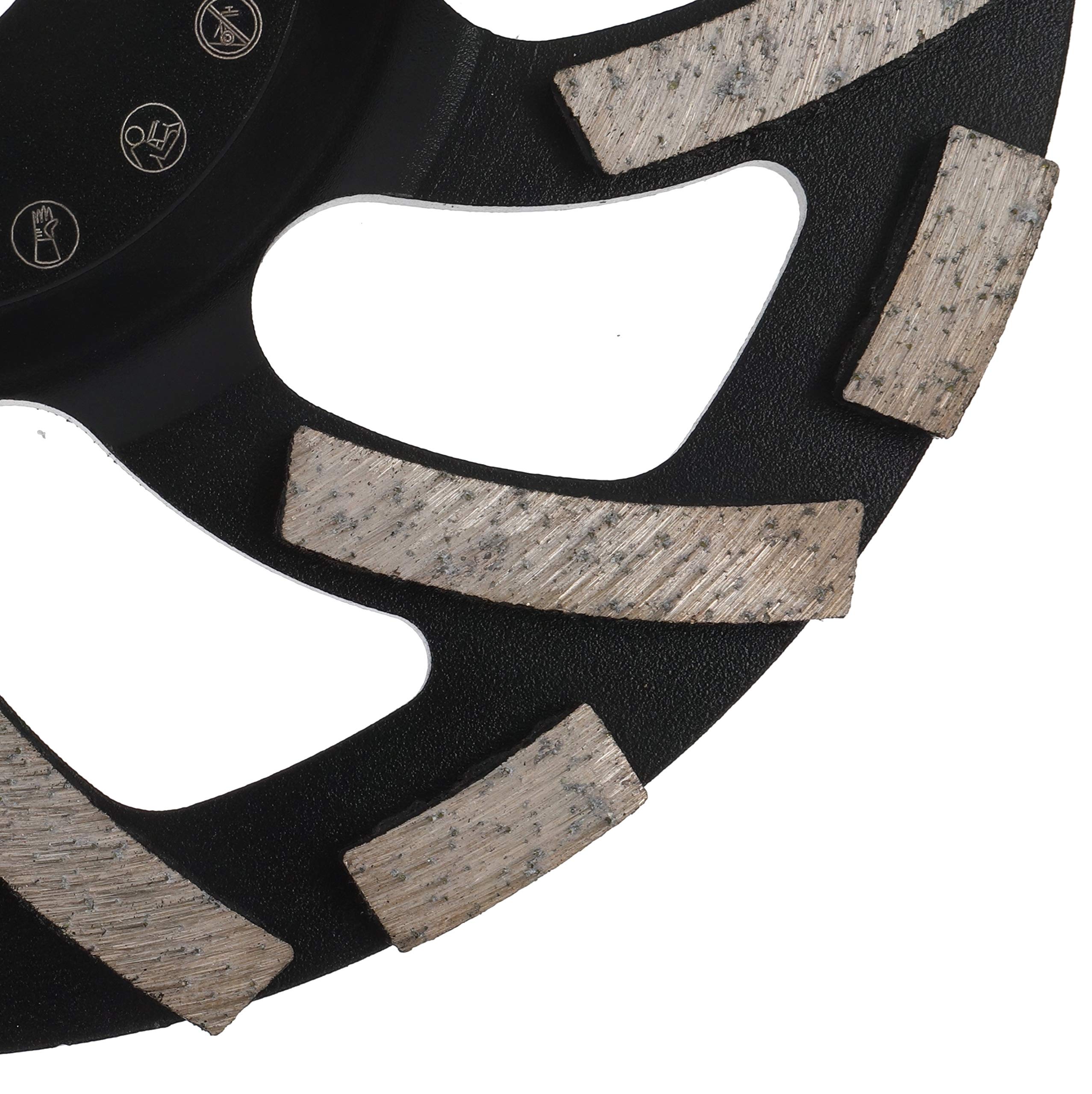 PRODIAMANT Meules boisseaux diamantée 150 mm x 22,2 mm Turbo ST91 Meule diamantée Asphalte Chape Qualité professionnelle
