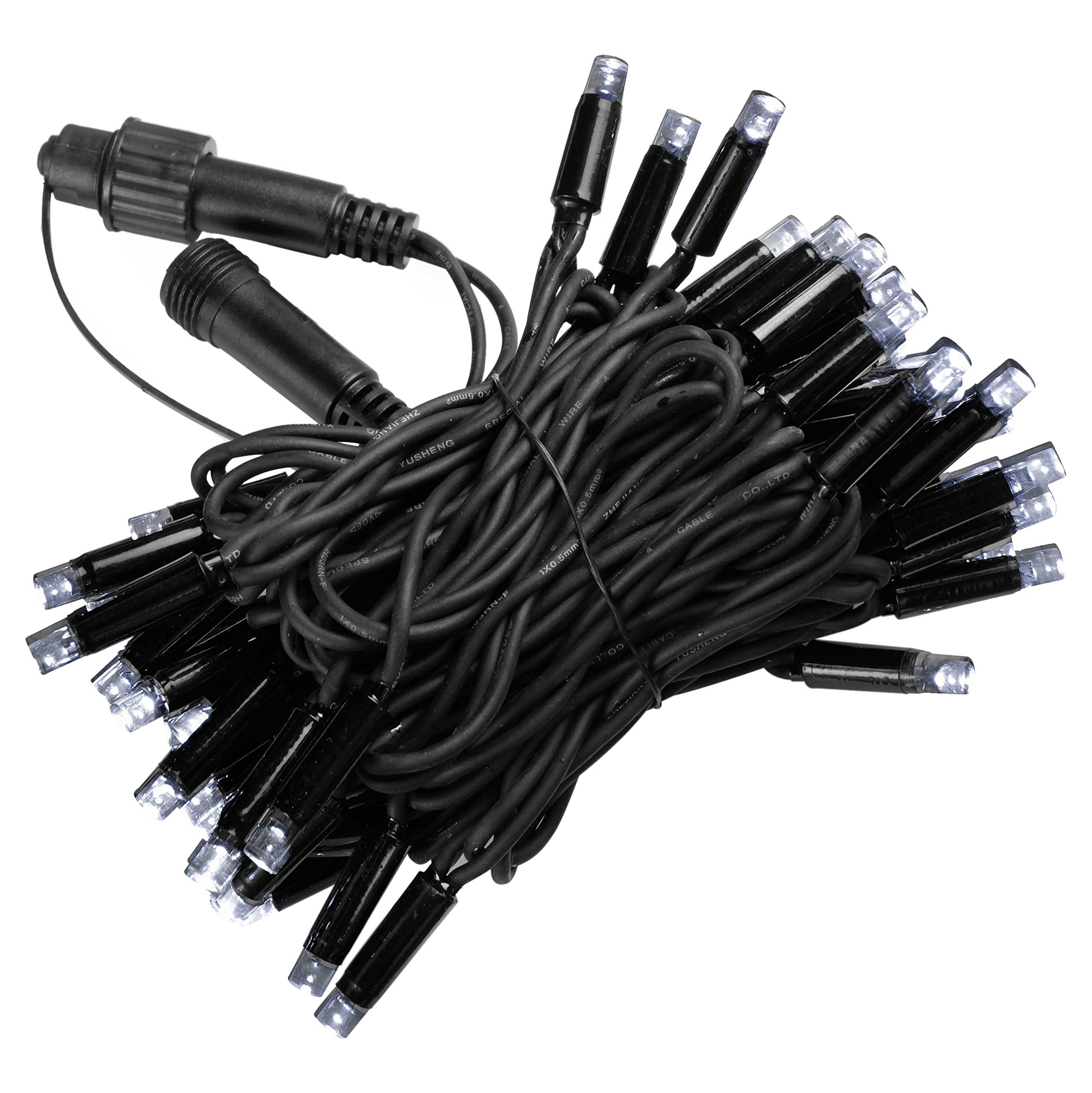 WeRChristmas Connectable Rubber Light Extension Set including 50-LED - White, 50 LED