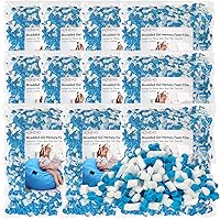 Vista 15 de Relleno de espuma viscoelástica con gel triturado de 15 LBS, cómodo y suave relleno para silla de puf, relleno de espuma viscoelástica para almohada