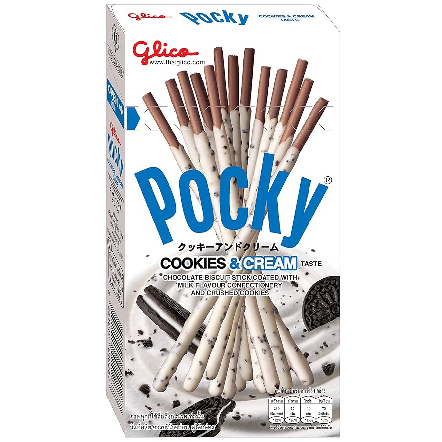 Amazon.com: Pocky Cookies&cream 45 G. 1 Box Product of