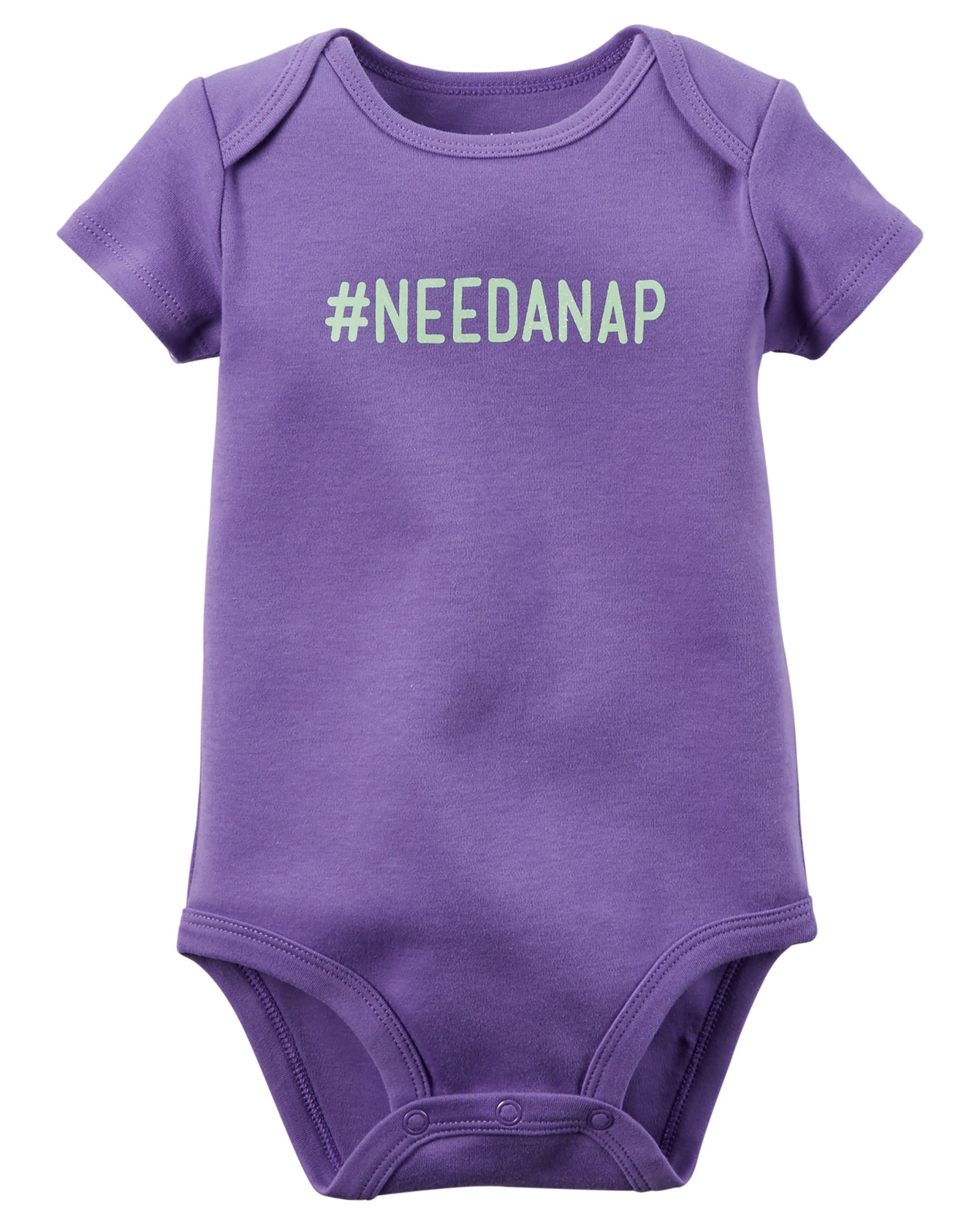 Bodysuit Carter's manches courtes 18 mois en coton extensible - 2