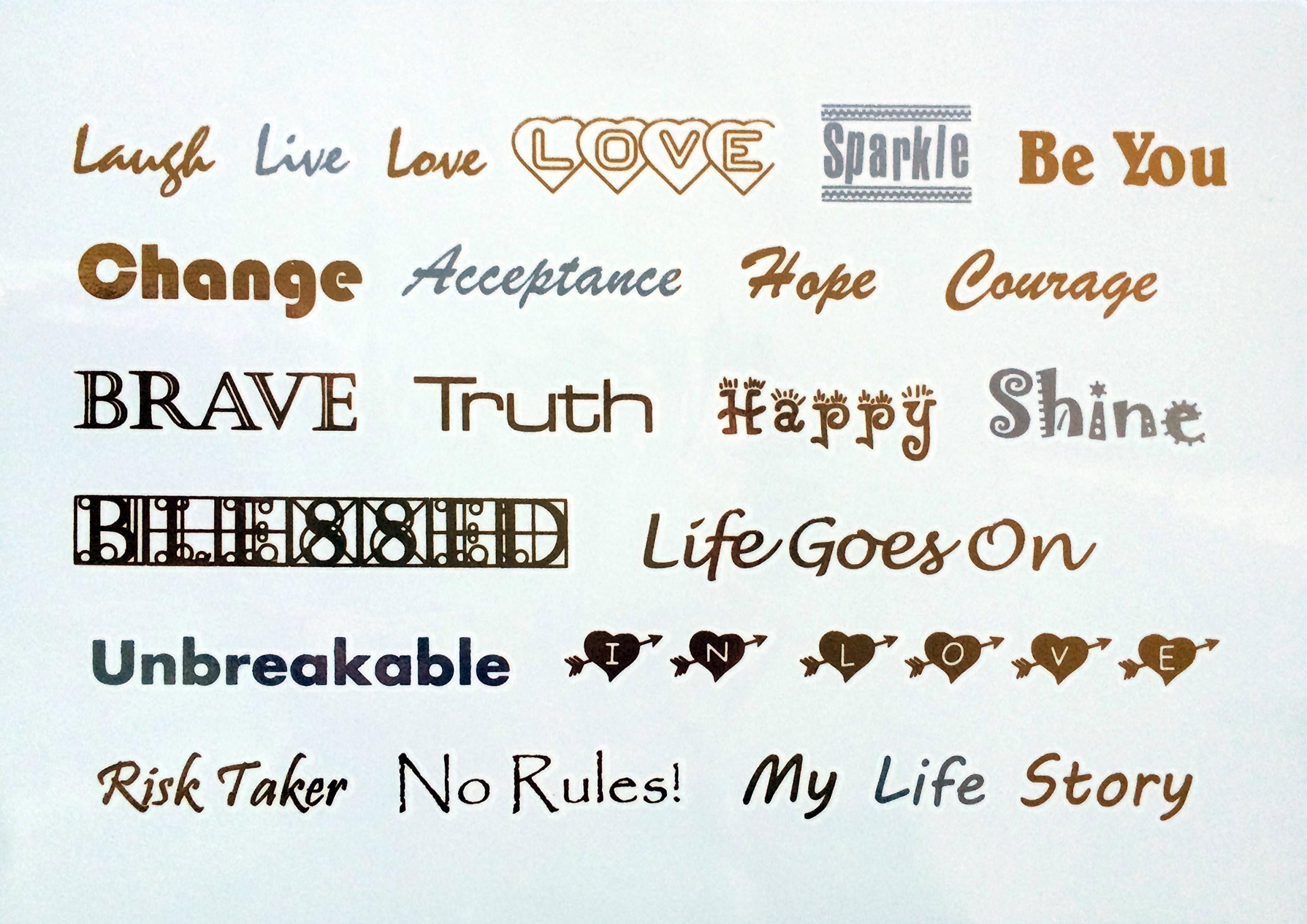 Flash Tattoo Style Metallic Jewelry Tattoos - Gold and Silver Jewelry Tattoos - Wisdom