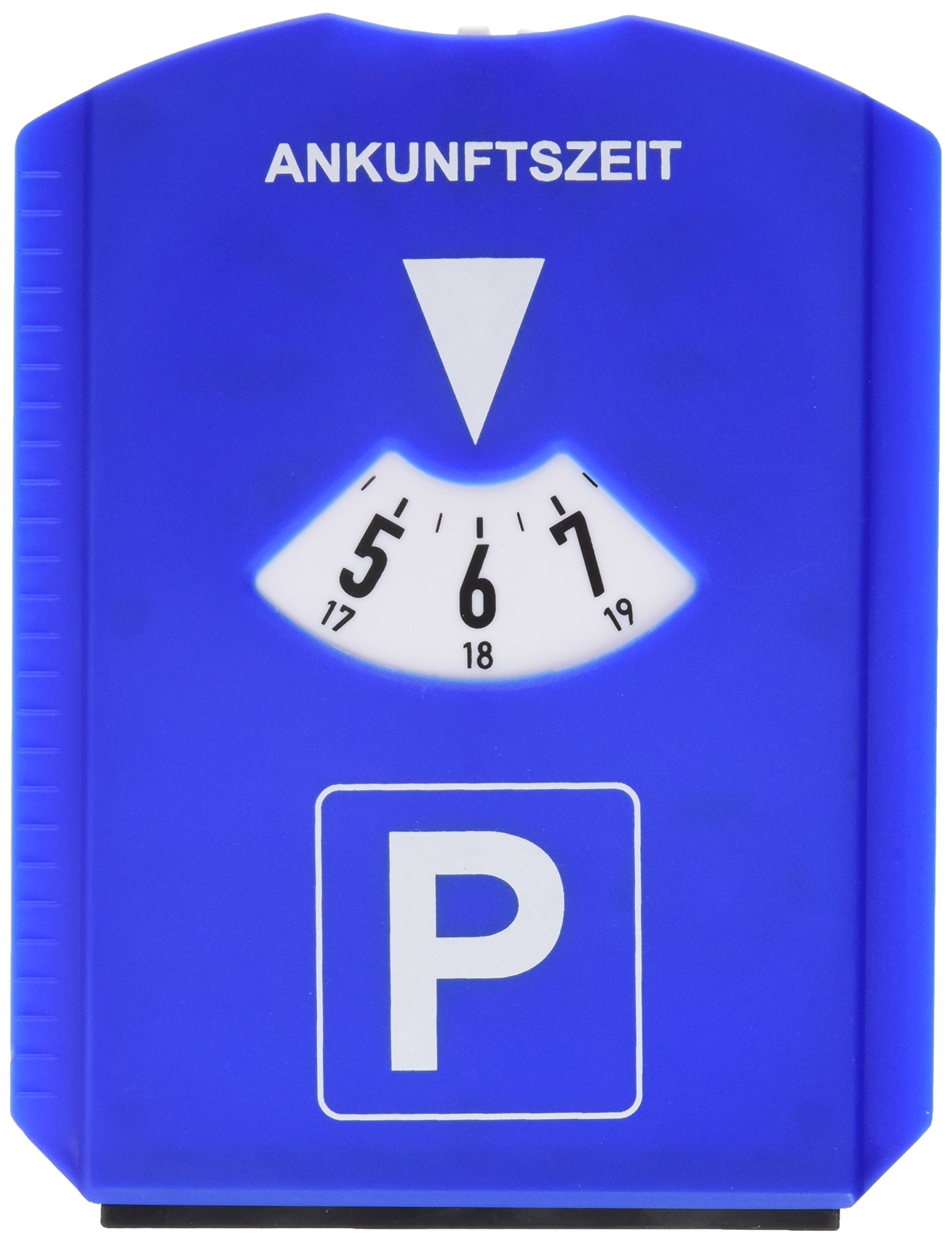 Hama Multifunktionale Parkscheibe mit Eiskratzer, Abzieher, Einkaufschip und Reifenprofilmesser