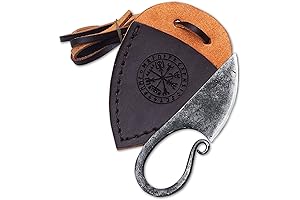 Loki Series: Handcrafted Vintage Viking Pocket Knife with Celtic Design