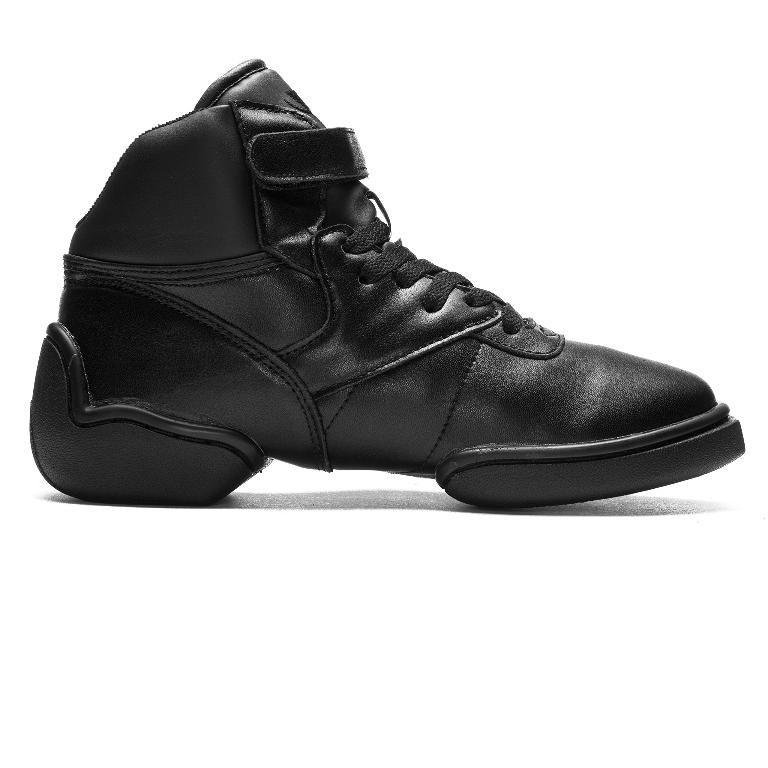 Rumpf 1500 Jazz Street Hip Hop Fitness Sport Tanz High Top Sneaker Farbe schwarz und weiß