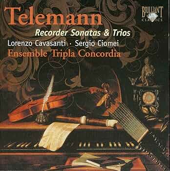 その他 Telemann:Solo &amp; Trio Recorders [CD] Amazon.co.jp: Telemann: Complete Trio Sonatas with Recorder