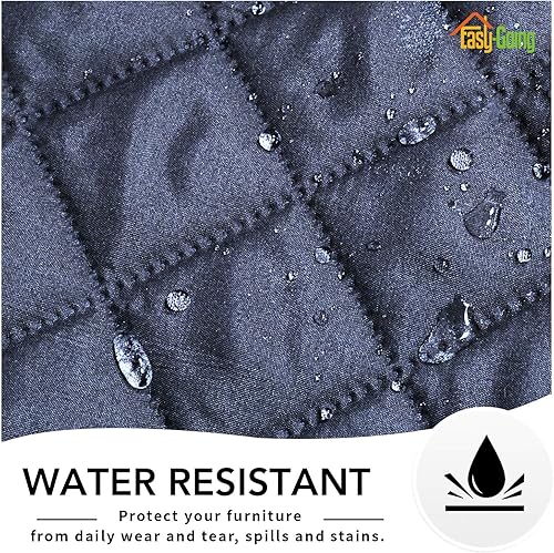 Miniatura 4 de Easy-Going - Funda reversible para sofá reclinable extragrande, protector resistente al agua, correas elásticas, para mascotas (sillón reclinable