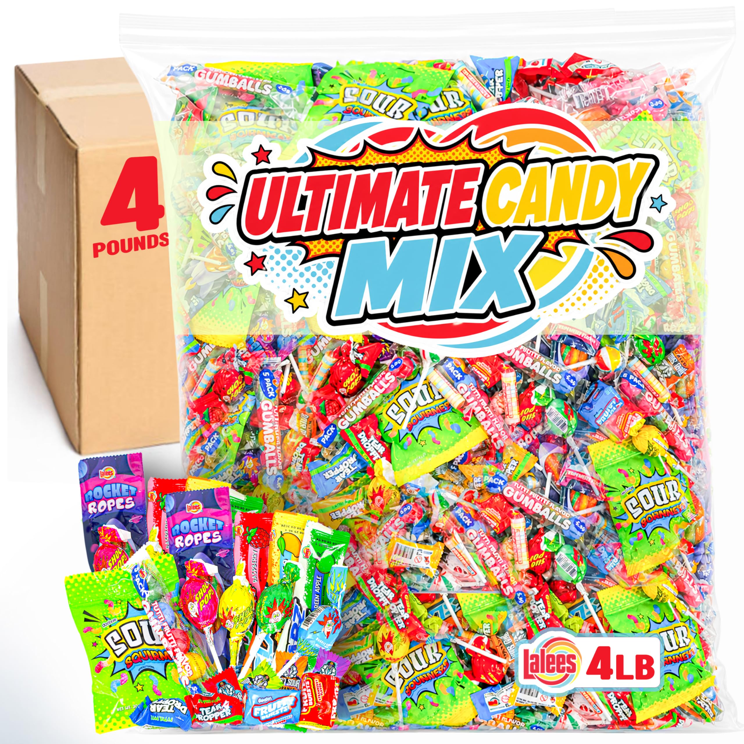 Amazon.com : Lalees Ultimate Candy Mix - 4 Pounds - Pinata Candy