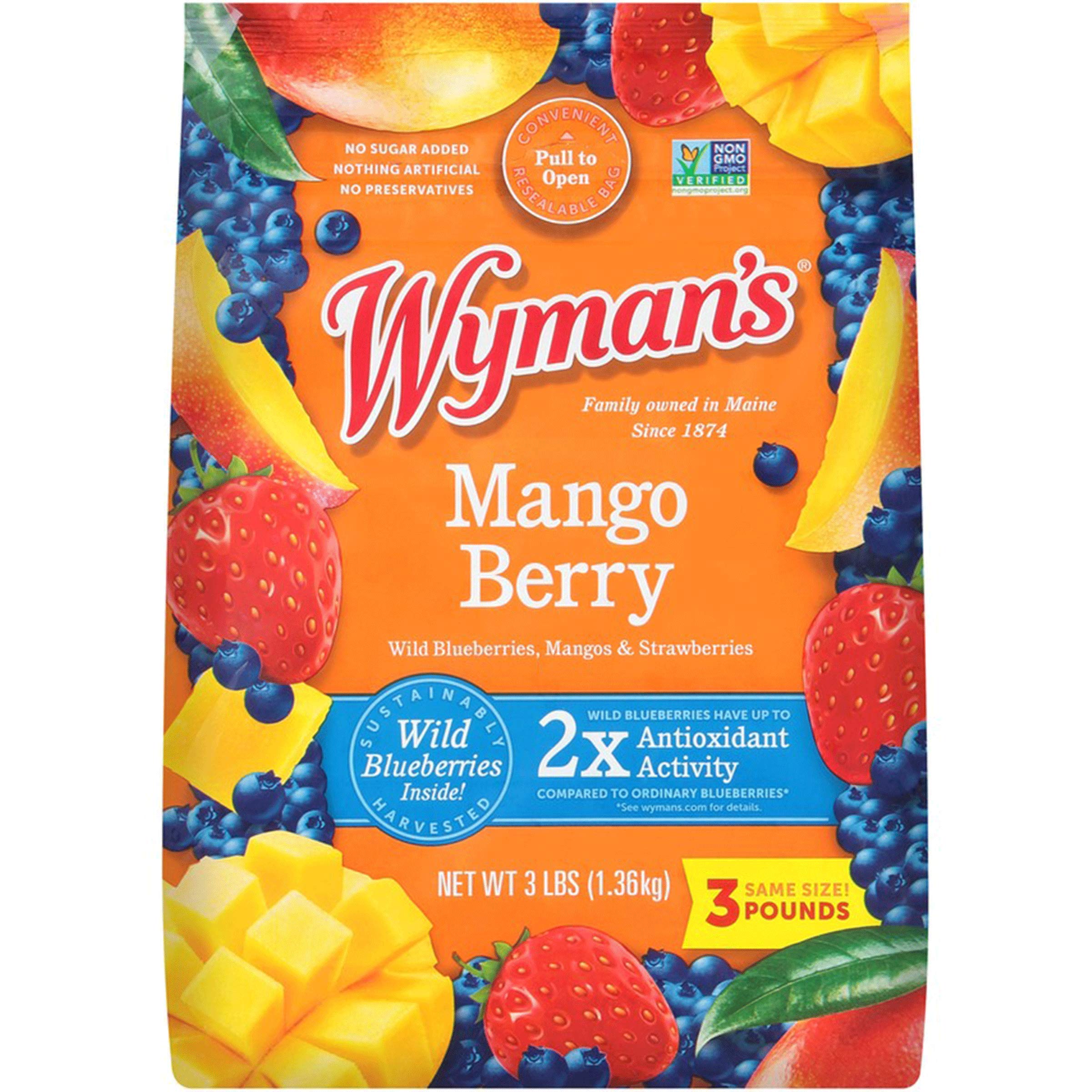 Wyman's Of Maine, Mango Berry Blues, 48 Ounce
