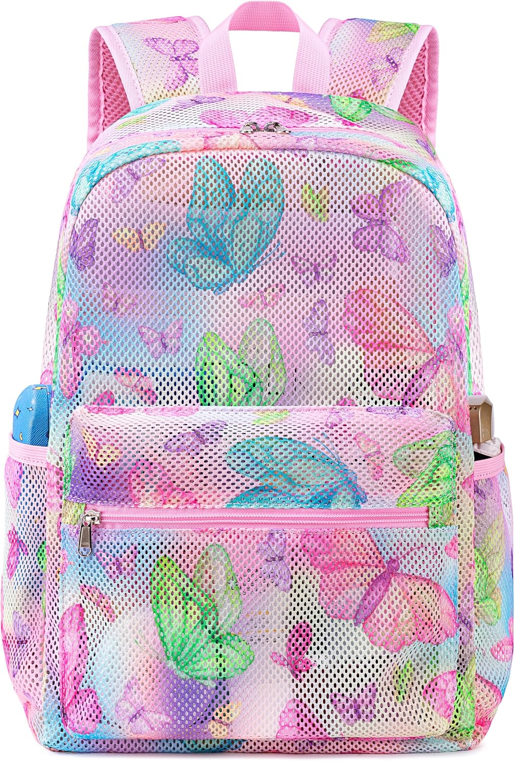 CAMTOP Mesh Backpack Kids Boys Girls Bookbag See Through Preschool Backpacks Casual Daypack for School Beach Travel Swim(Age 3-8 Years) - Image 2