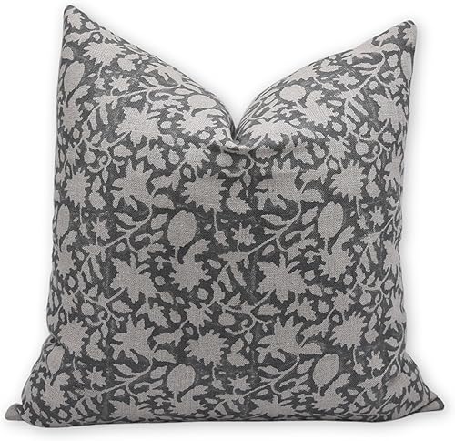 Miniatura 7 de Fabritual Fundas de almohada de algodón con estampado de bloques de 14 x 36 pulgadas, fundas de cojín lumbares para exteriores, funda de almohada