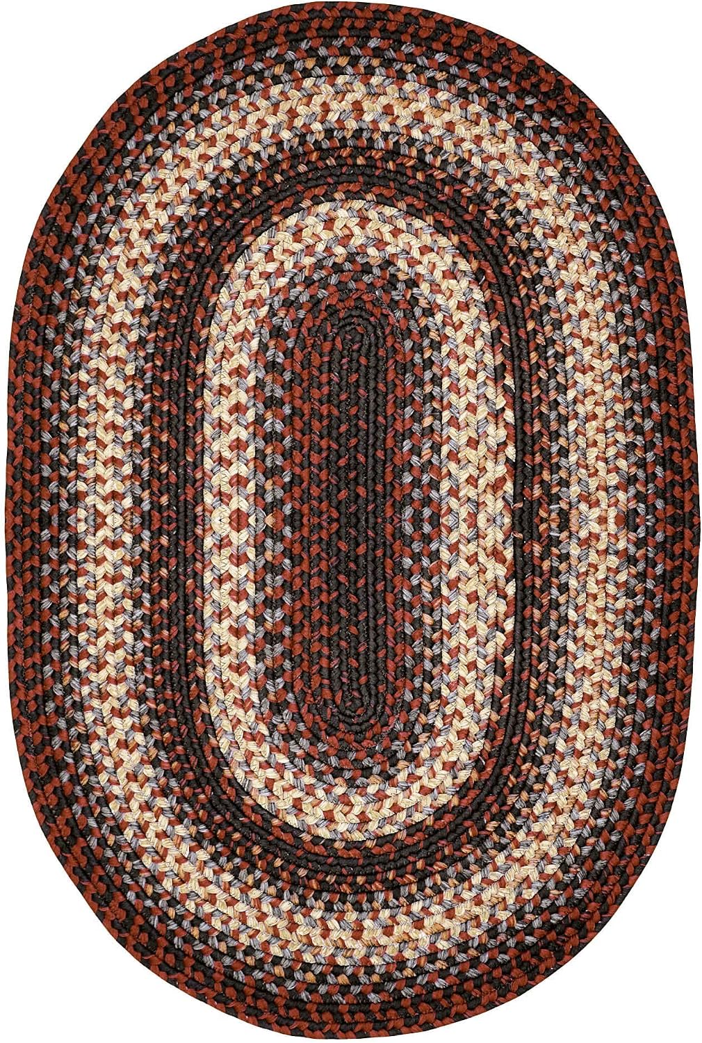 Homespice Montgomery Cat and Dog Bowl Mat 16x24 Oval - Machine Washable and Stain Resistant Dog Food Mats