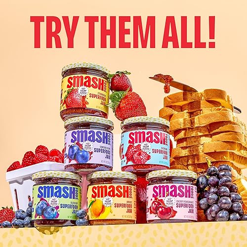 Miniatura 7 de Chia Smash Concord - Mermelada de uva  Mermelada keto sutilmente dulce hecha con ingredientes simples reales  Baja en calorías paleo vegana