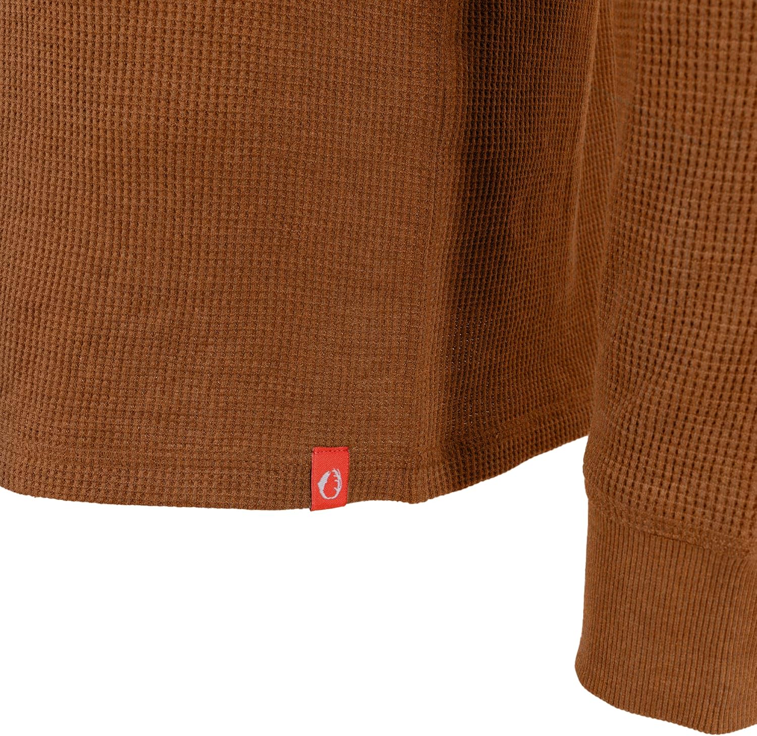 The American Outdoorsman Long-Sleeve Crew Neck Thermal Waffle Knit Shirt for Men - Image 4