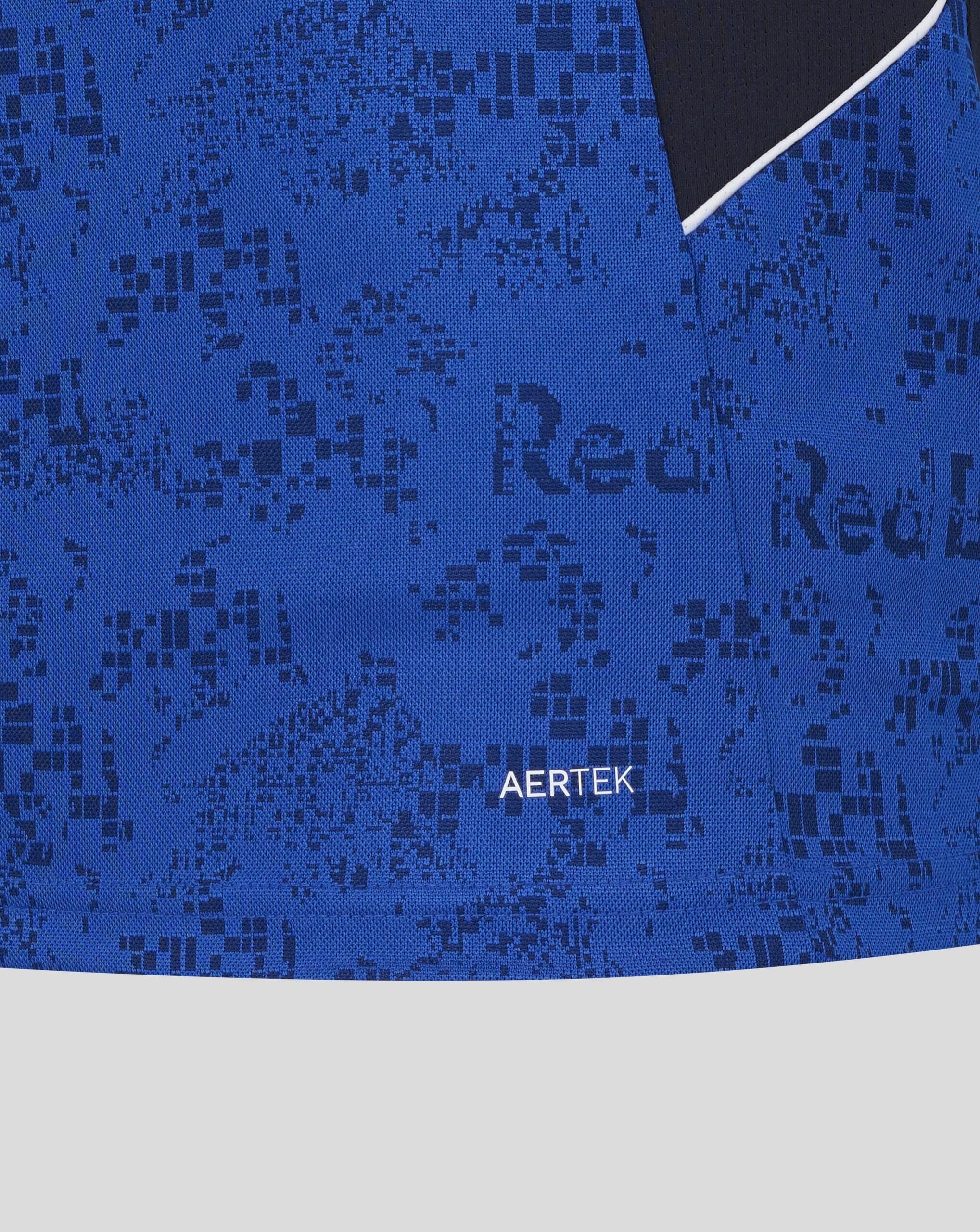 Red Bull Racing Maglietta ufficiale Castore 2026, maglietta da pilota Isack Hadjar di F1, blu navy e blu corsa