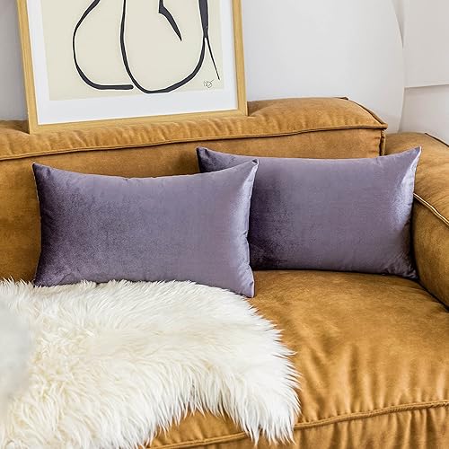 Vista 203 de Home Brilliant Fundas de almohada color verde azulado súper suaves cuadradas de terciopelo azul para sofá, dormitorio de niñas pequeñas, 18 x 18