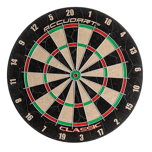 Accudart Classic Bristle Dartboard – Official 18” x 1.5” Sisal