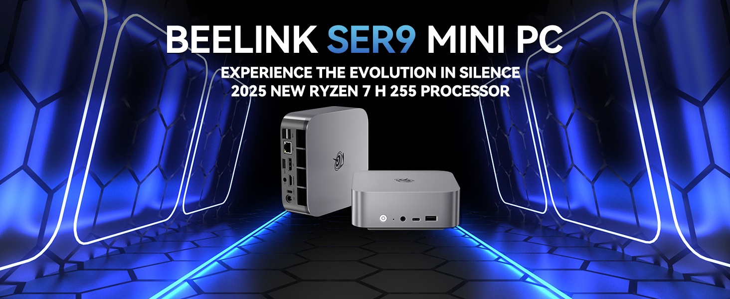 Amazon.com: Beelink SER9 Mini PC, AMD Ryzen 7 H 255(up to 4.9GHz