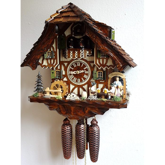 Buy Cuckoo Clock Original Black Forest Cuckoo Clock Mechanical 8 Days