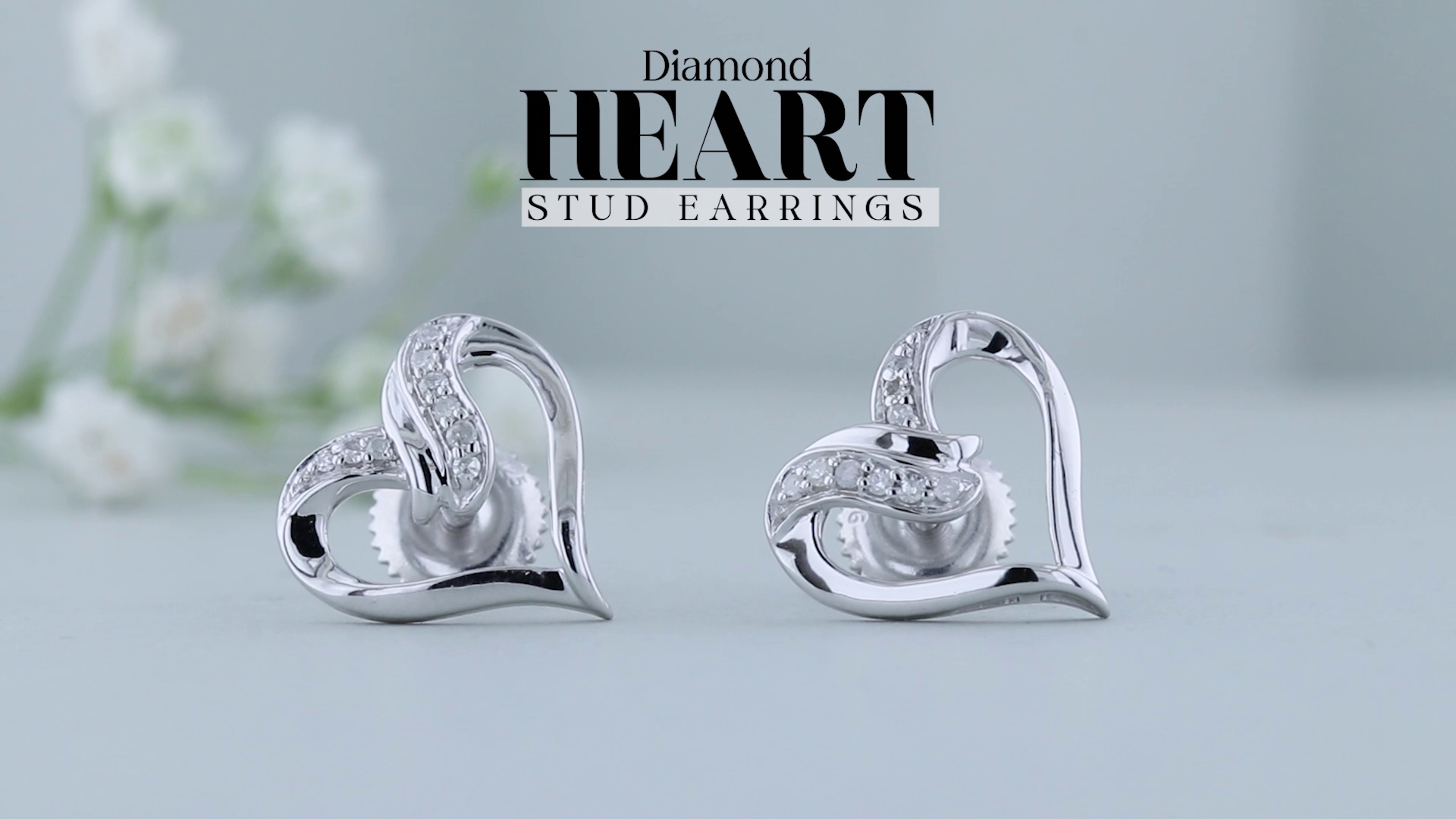 Orecchini A Cuore Donna Con Diamanti – Dazzlingrock 1/4 Carati