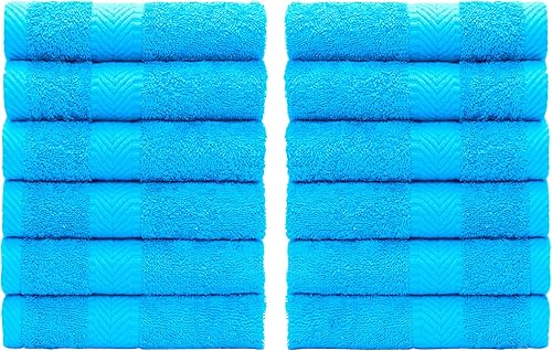 BY LORA Toallas de algodón de terciopelo de rizo | Felpa, secado rápido, duraderas y ecológicas | Disponible en tamaños de toalla de playa, toalla