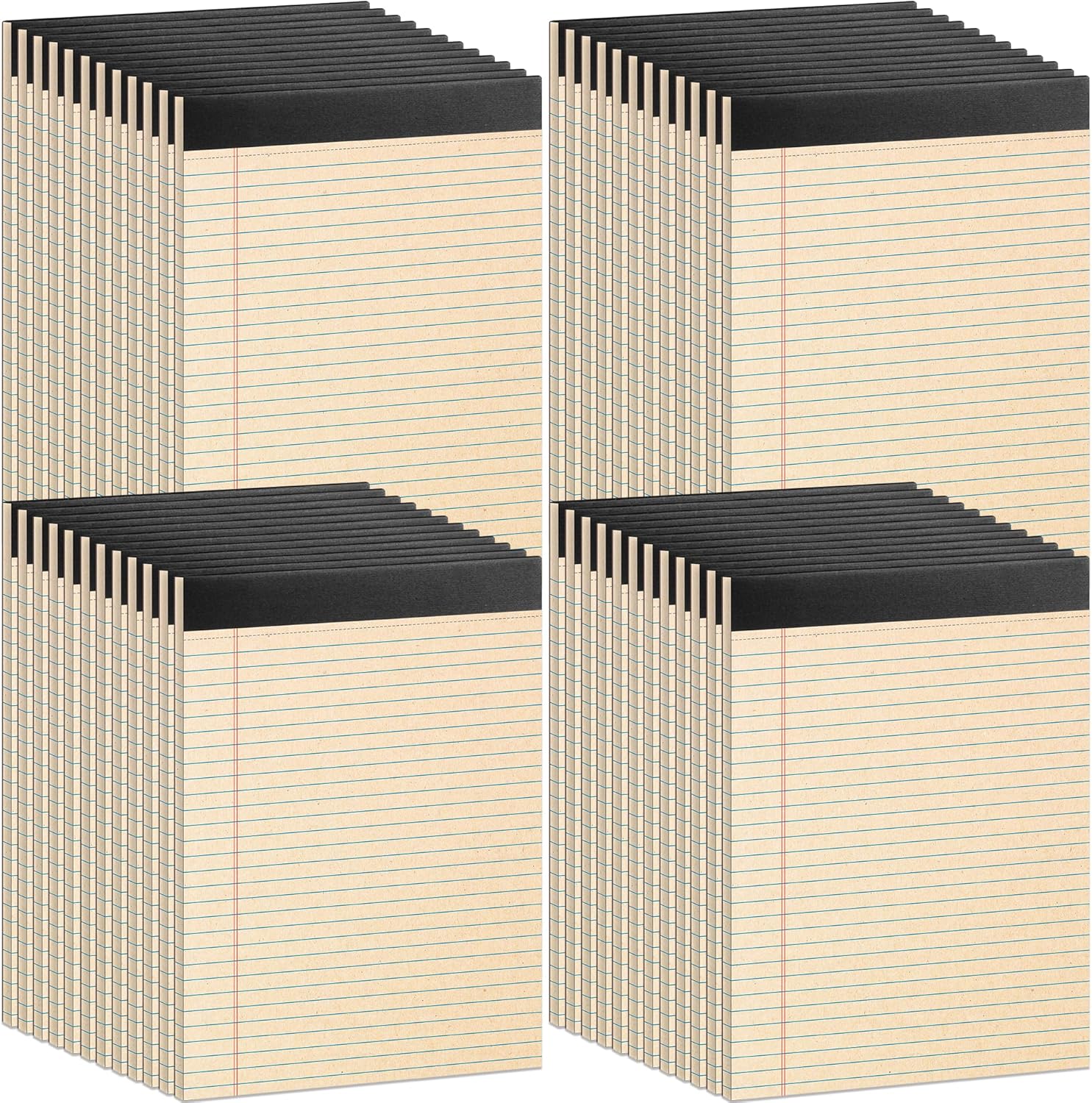 48 Pack Legal Pads 8.5" x 11" Writing Pad Note Pads for Office, 30 Sheets Recycled Notepad & Memo Pad, Paper Pads College Ruled, 8.5 x 11 Notepads for Work, Professional Notepads for Office, Home, School